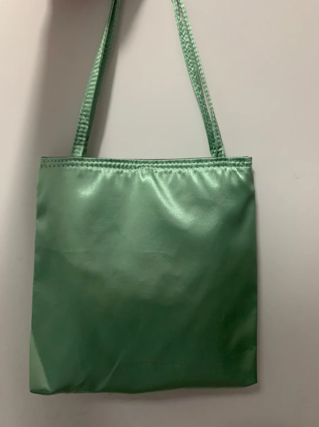 Elegant Women's Vintage Satin Shoulder Bag - Mini Tote Clutch Purse