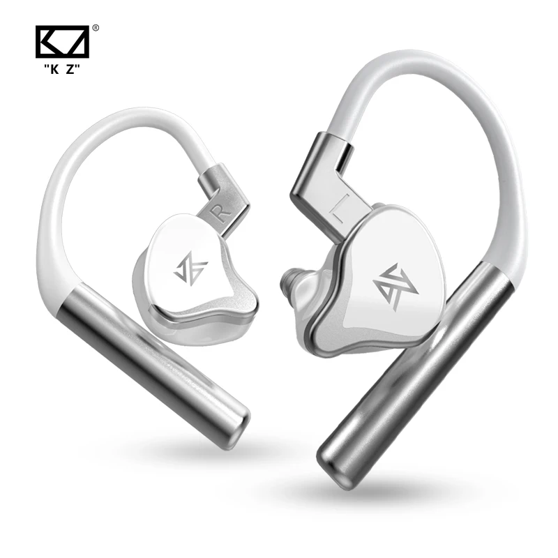 Белый KZ E10 TWS Bluetooth HiFi наушники беспроводные наушники с шумоподавлением спортивные наушники водонепроницаемые стерео наушники - Цвет: Белый