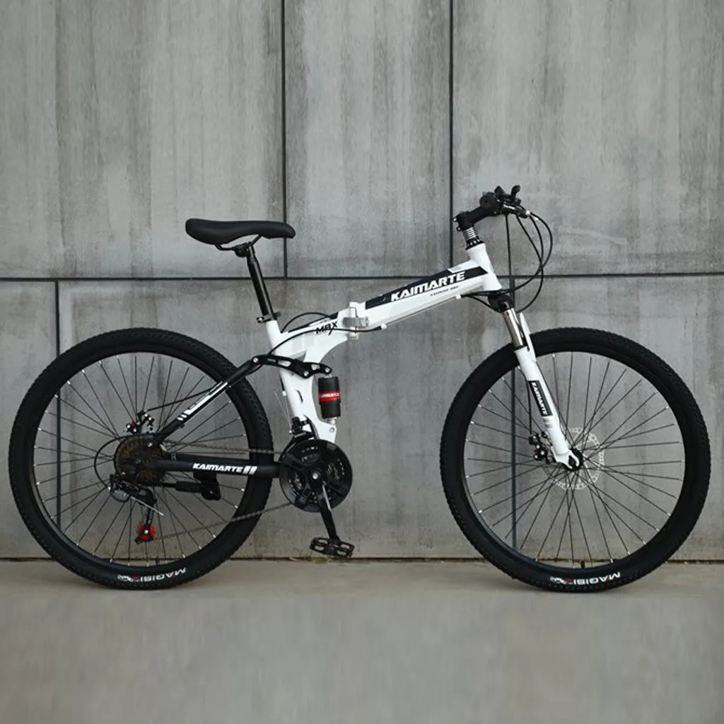 24 Inch Lightweight Mini Folding Bike Small Portable High Quality Mountain Bike Road Bike 24 Speed Bicycle Adult Student #18