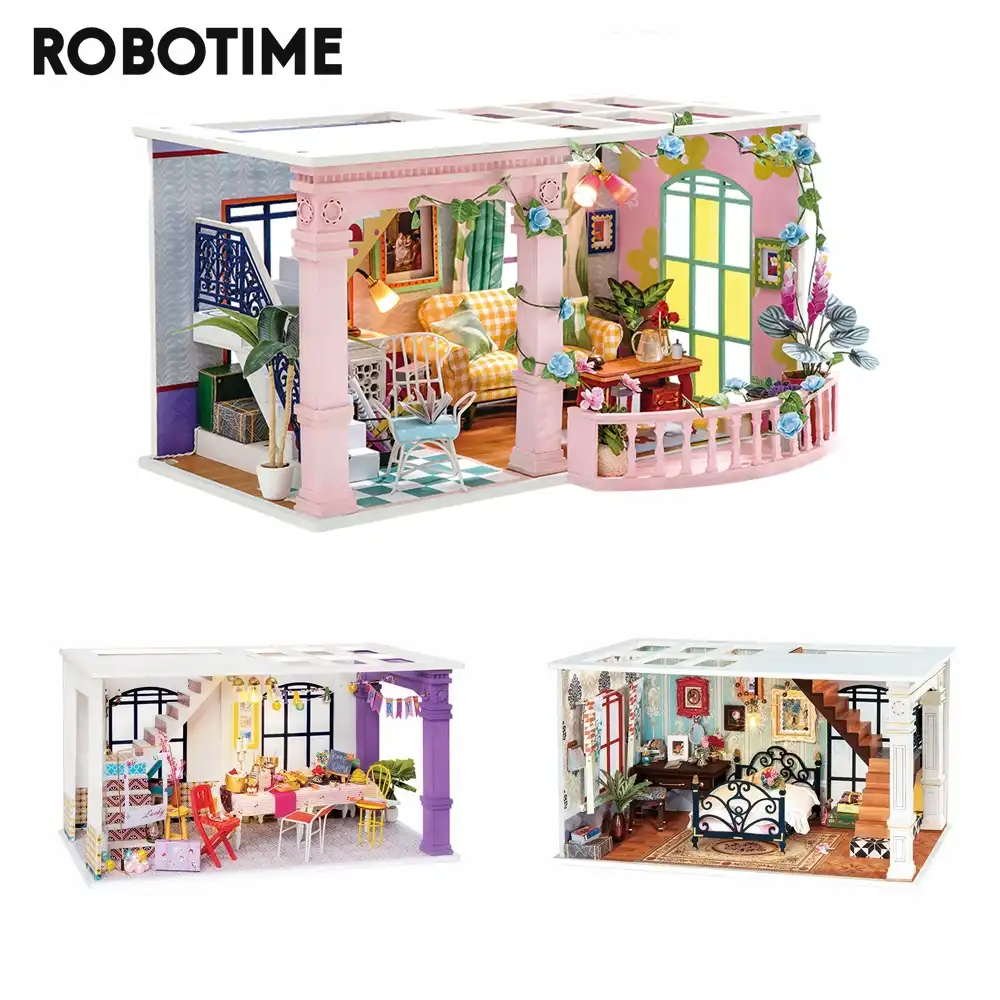 robotime miniature dollhouse