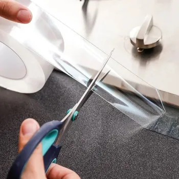 

3M Sink Sticker Sticker Stickers Wall Waterproof Ceramic Line Self Adhesive Acrylics Transparent Bathroom
