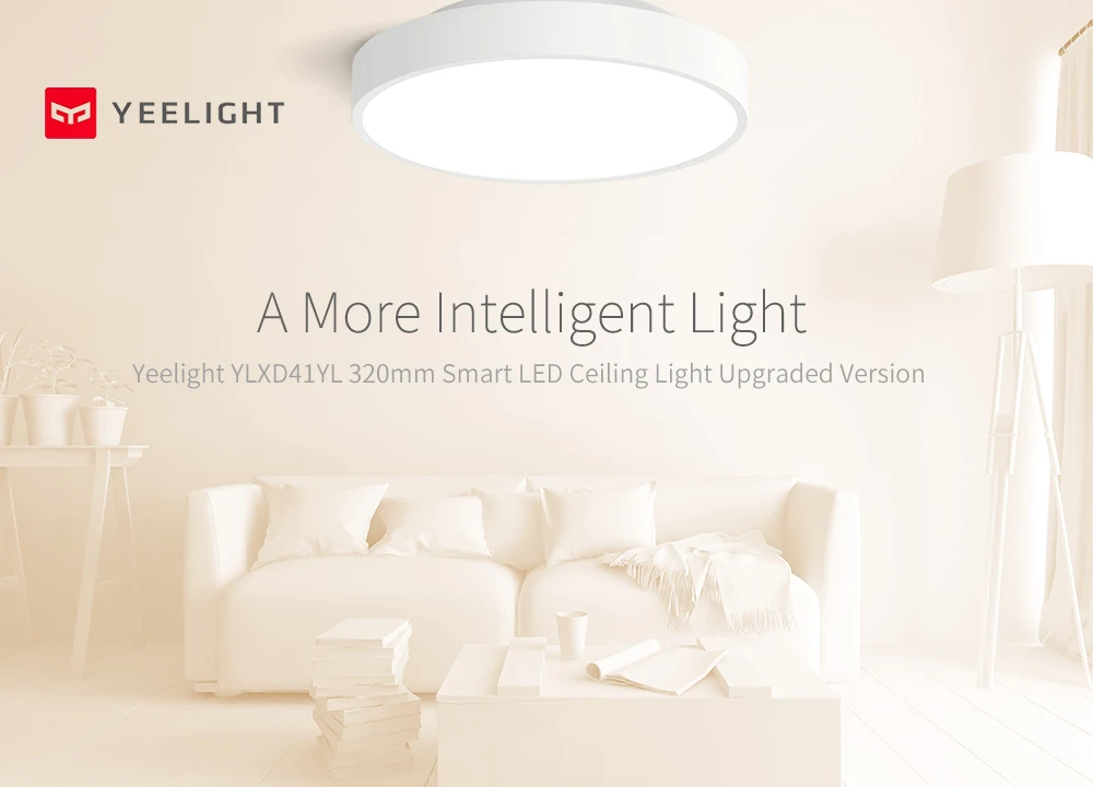 Yeelight YLXD41YL 28 Вт 320 мм Регулируемая яркость умный светодиодный потолочный светильник голосовой пульт дистанционного управления для умного дома