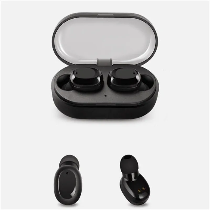 

TWS Mini Bluetooth Wireless Earphone Long Play Time IPX7 Waterproof Earbuds Swimming Tap Control