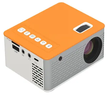 

UC28D mini portable and convenient Home mobile phone projector Manual Orange 1.8 inch LCD screen led projector