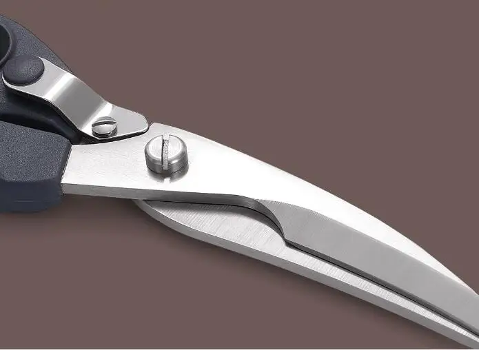 Xiaomi Houhou Stainless Steel Kitchen Scissors Multipurposes Shears Tool For Chicken Poultry Fish Meat Vegetables Herbs BBQ's To (7)