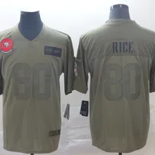 Быстрая Сан-Франсиско Высокое качество Мужские 49ers Jerry Rice 80 Джерси