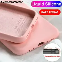 Liquid Silicone Case For Xiaomi Mi Note 10 Pro 9 SE 9T Pro A3 A2 Lite Slim Soft Cover