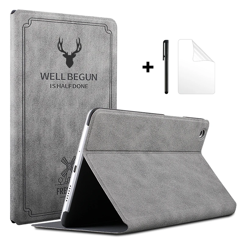 

Case for Huawei MediaPad M5 Lite 8 JDN2-W09/AL00 8.0" Slim Flip Stand Cover PU Leather Case for Huawei Honor T5 8.0 Tablet Funda