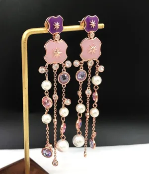 

Designer Fashion Copper Jewelry 3A Cubic Zirconia Party Earring