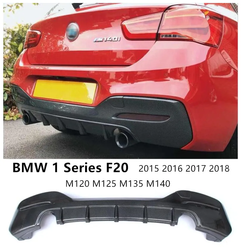 Задний выступ Спойлеры для BMW 1 серии F20 M120 M125 M135 M140- бампер диффузор из углеродного волокна спойлер авто аксессуары