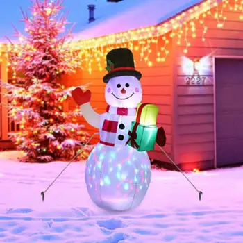 

Gift Package Snowman Christmas New Year Inflatable Inflatables Snowman Hotel Giant Cute