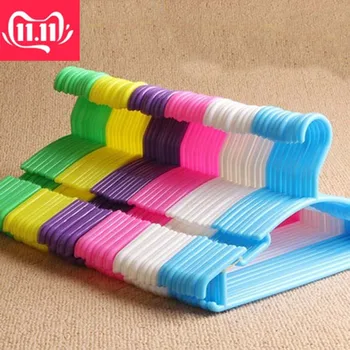 

10pcs Toddler Baby Store Home Organizer Children Kids Hotel Portable Wet Dry Hook Coat Anti Slip Clothes Hanger Tool Solid