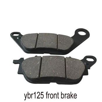 

1Pair High Quality Motorcycle YBR125 Front Brake Disks Pads For Yamah-a YBR125 YBR 125 Brake Spare Parts