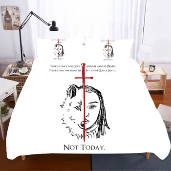 

Game Of Thrones King Size Cotton Bedding Sets Skull Duvet Cover Bed Sheets And Pillow cases Bed Linen Bedding Set Home Textile