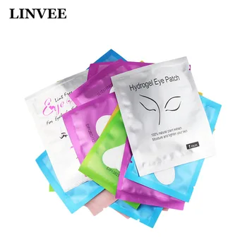 

25/50 Pairs Lint Free Under Eye Pads for Eyelash Extension Hydrogel Grafted Paper Patches Lashes Extension Makeup Tools Stickers