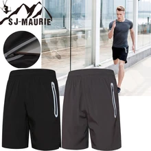 Спортивные шорты для мужчин, шорты для бега, фитнеса, бега, велоспорта, тренировочные штаны с карманом, дышащие, быстросохнущие, тренировочные шорты для спортзала