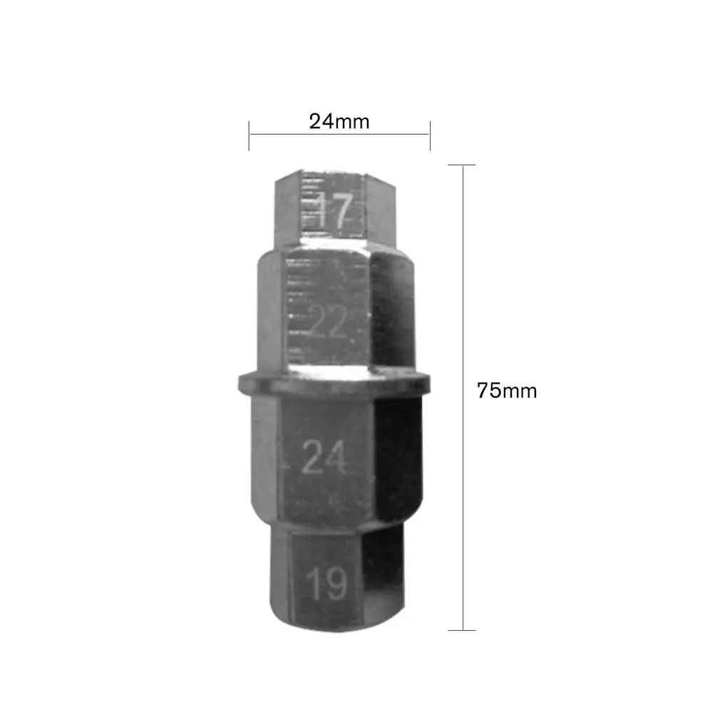 Мотоциклетные колеса стальной мотоцикл передняя ось гнездо драйвер гаечный ключ втулка веретена Авто шестигранный ключ 17 мм 19 мм 22 мм 24 мм