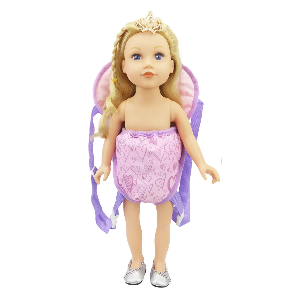 Clothes for doll fit 43cm new born doll accessories Sleeping bags, backpacks, handbags