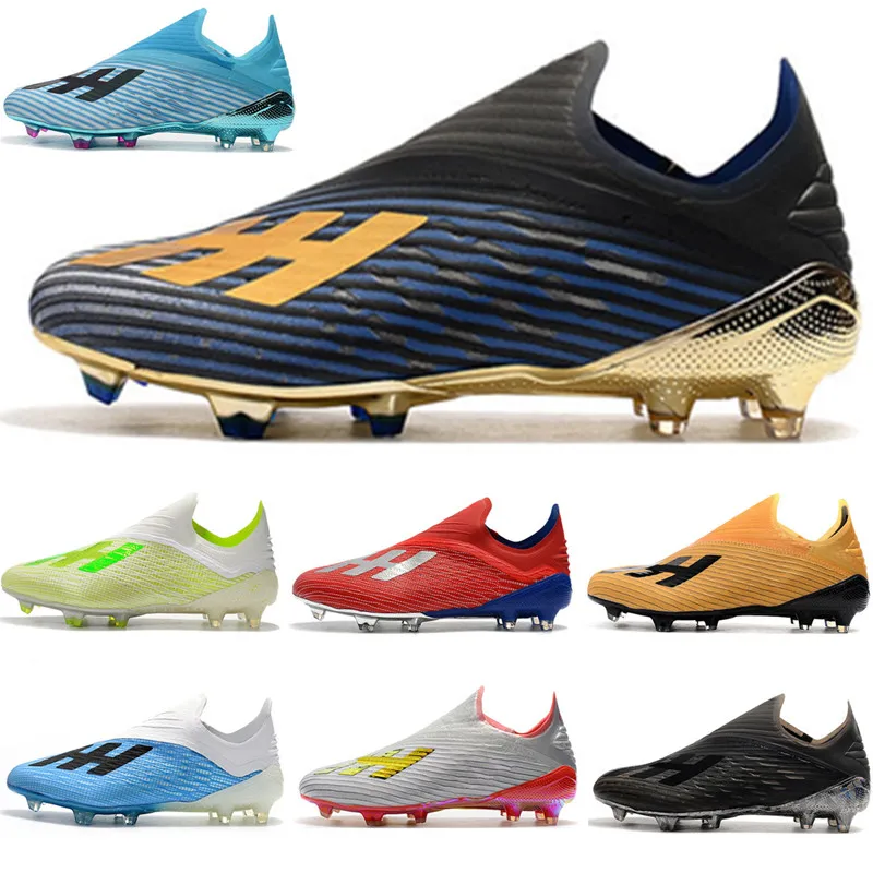

2020 Low Ankle Quality X 19.1 FG Mens Soccer Shoes with shoelace Cleats Cheap chaussures crampons de football Boots