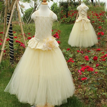 

Party Girl Dress for Christmas Ball Gown Lace Princess Dresses Summer Baby Girl Wedding Birthday Clothing Performance Clothes