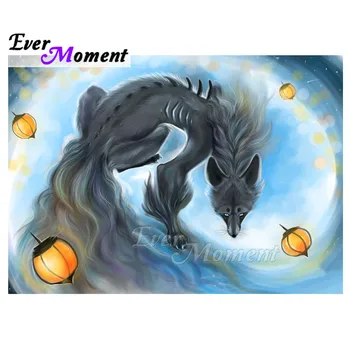 

Ever Moment Diamond Painting Mosaic Wolf Pumpkin Light Handstand 5D DIY Full Square Drill Diamond Embroidery Decoration S2F2334