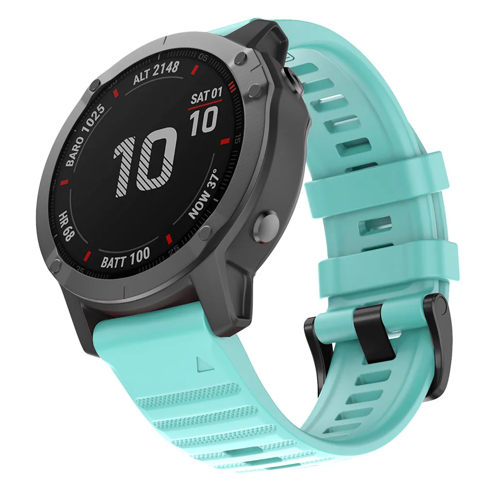 Ouhaobin ремешок для часов 26 мм/22 мм/Силиконовые для Garmin Fenix6/6pro Fenix5/5 Plus для Garmin Fenix6X/6 электронных сигарет, Современная замена, Xpro Fenix5X/5 XPlus 1016#2