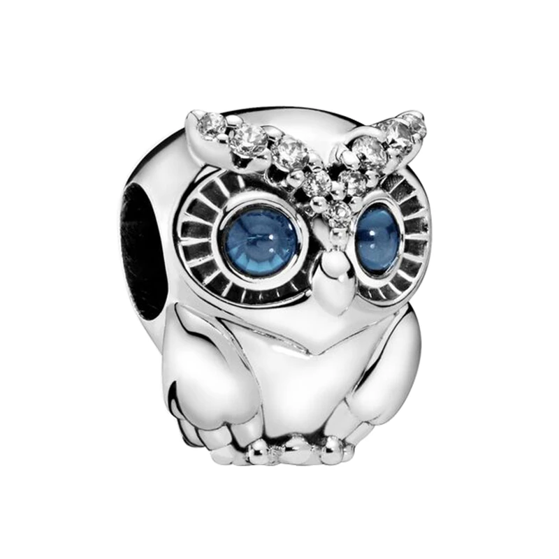 P534 Fit Pandora Браслеты с подвесками браслеты для женщин для изготовления украшений вручную подарок для маленьких мальчиков и девочек кулон из эмалевого сплава Семейные бусины - Цвет: P534