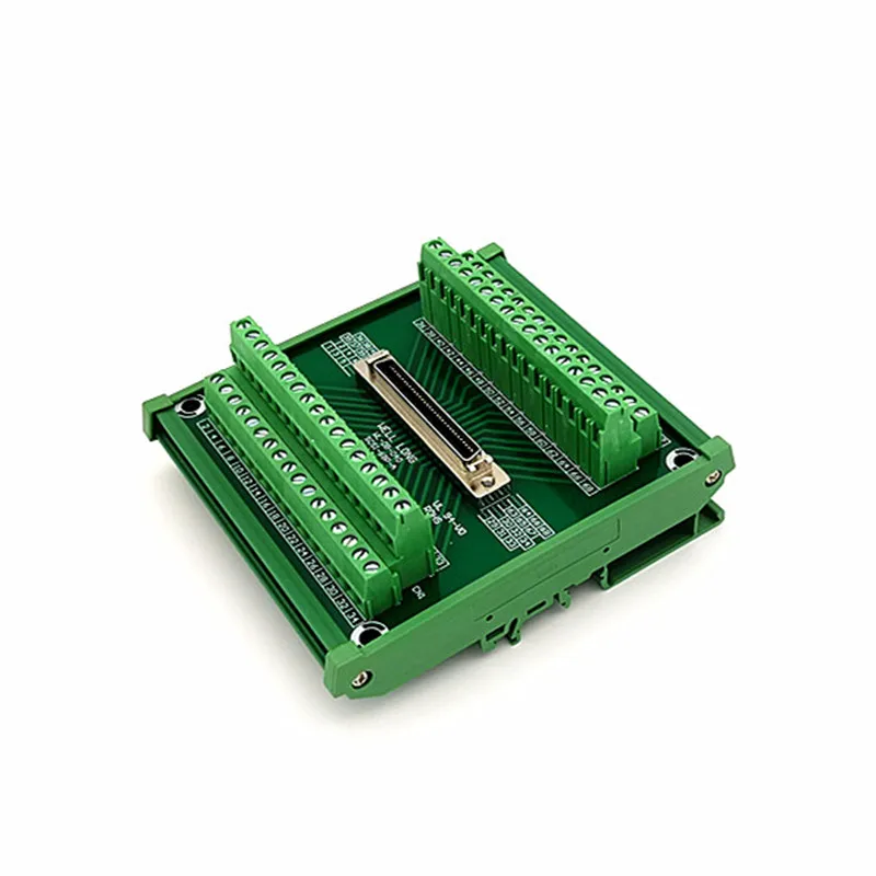 Модуль интерфейса крепления на din-рейку, SCSI 68P MDR Female Breakout Board, SCSI Terminal Module