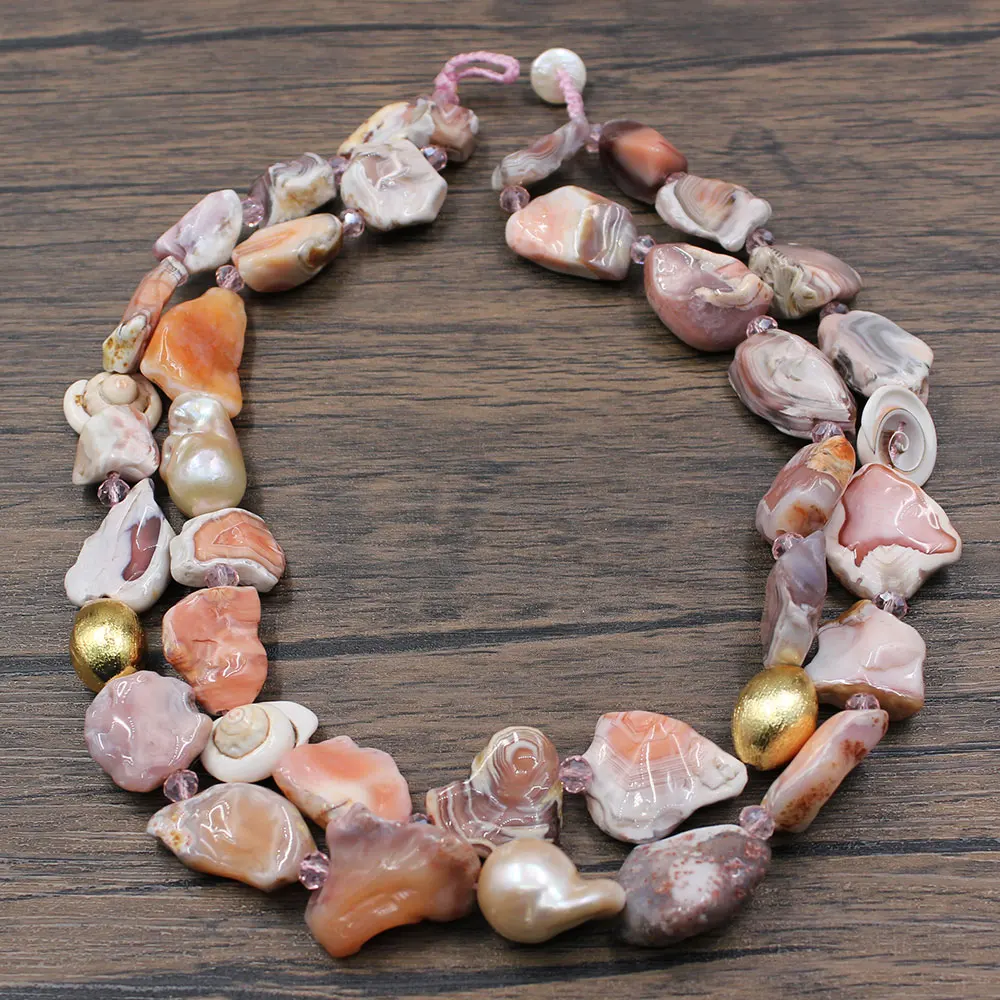 Pearl Necklace Jewelry Jewelry 2 Pink Freshwater Pearl Necklace 