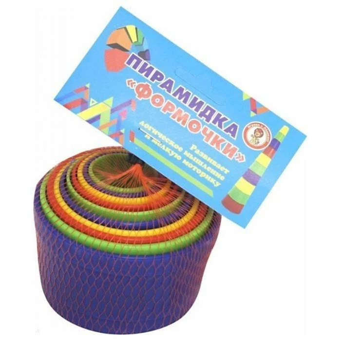 Пирамида с цифрами и буквами 4 шт | Игрушки - Цена: 865,92 руб.