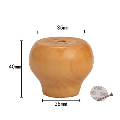 Solid Wood Furniture Heighten Legs Sofa Stool Increased Pad Bed TV Cabinet Coffee Table Round Heighten Feet Furniture Parts B2