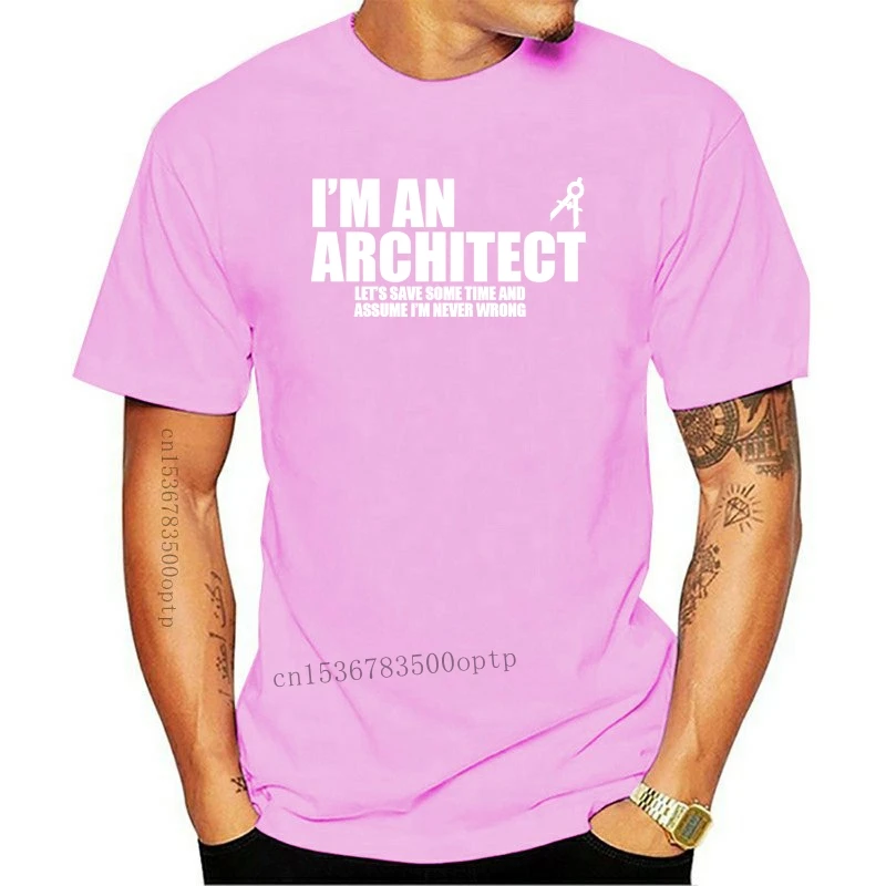 New 2021 Summer Style Fashion I'm An Architect T Shirt Tee Gift Funny Geek Nerd Birthday Building Math Robot shirt |