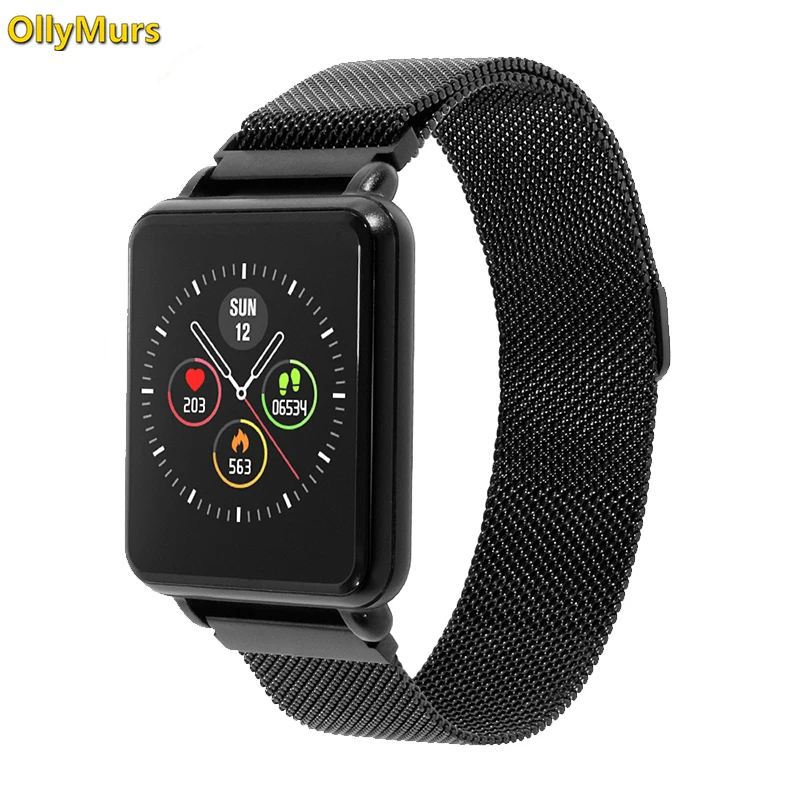 

Land 1 Full touch screen Smart watch IP68 waterproof Bluetooth Sport fitness tracker Men Smartwatch For IOS Android Phone Reloj