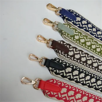 

Luxury Shoulder Bag Strap Handle Colorful Letter Ethnic Style Wide Shoulder Belts Replacement Shoulder Hanger Handbag Straps