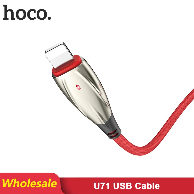 HOCO U71 22 pcs/Lots Wholesale 1.2m Nylon Durable USB Cable for iPhone Micro Samsung Charger Wire | Мобильные телефоны и