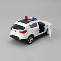 Caipo 1:39 Pull-back KIA Sportage R Police-Car Alloy  Diecast Metal Model Car For Collection & Gift & Decoration 2