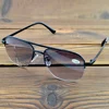 Oversized Gradient Gray Lens Anti-sunlight Indoor N Outdoor See Near N Far Progressive Multi-focus Reading Sunglasses +0.75 To+4 2