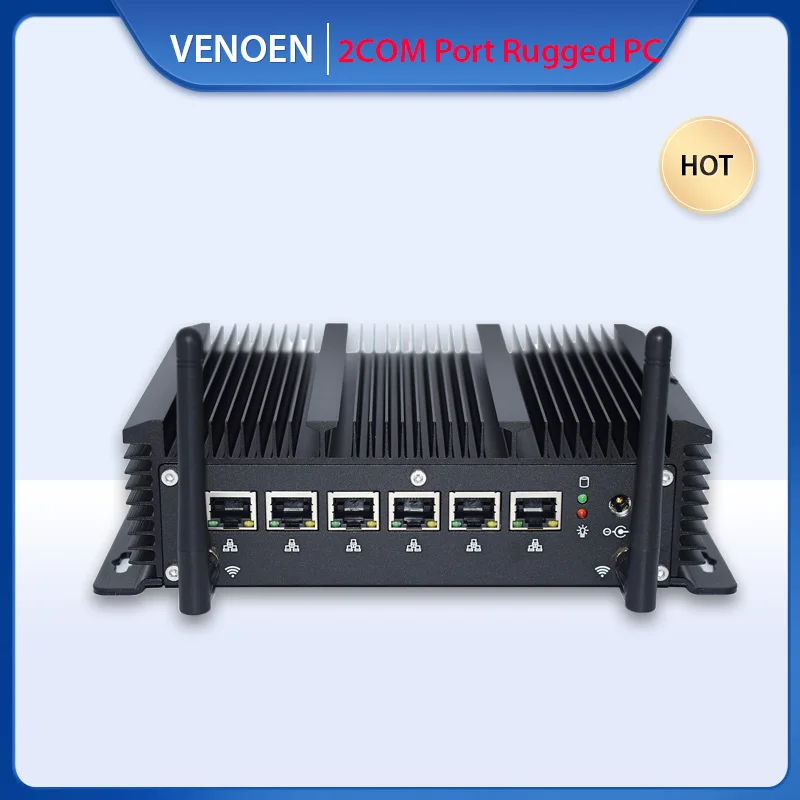 Firewall Router Mini PC Intel i5 7267U 6 LAN Core i3 7167U 2957U 3865U 2 RS232 COM 4G WiFi Pfsense Windows 10 Pro AES-NI