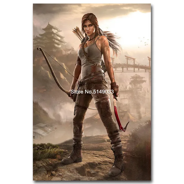5D DIY Алмазная картина Настенный декор вышивка крестиком игра Tomb Raider картинка домашняя наклейка полная квадратная дрель ручная вышивка подарки