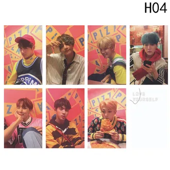

KPOP Bangtan Boy Album MEMORIES OF Lomo Cards V SUGA Made Paper Photo Lamp Card Poster