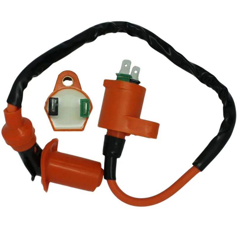 High Voltage Ignition Coil for GY6 50CC 150CC Scooter ATV Go Kart Parts Plastic+ Metal Ignition Coil