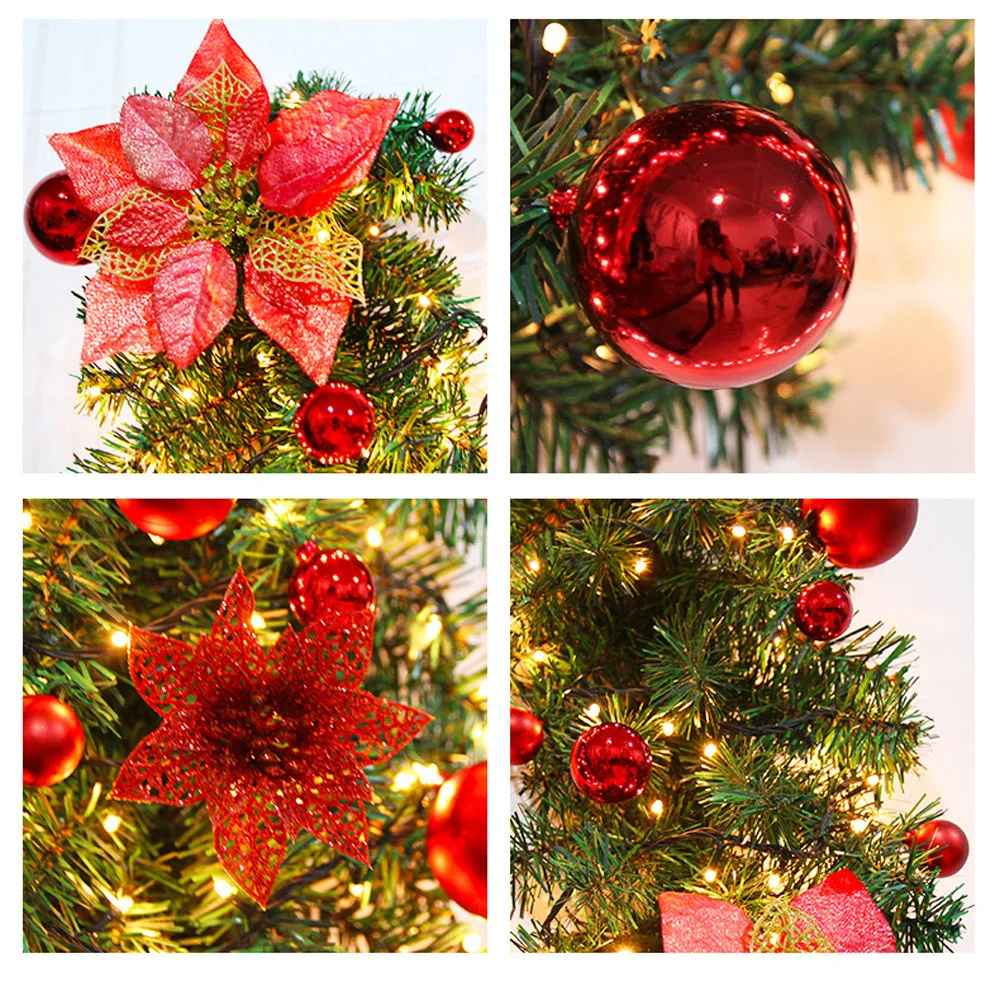 2,7 м светодиодный орнамент на елку из ротанга, красочное украшение для рождественской вечеринки, свадьбы, дома, улицы, гирлянда, украшение венка