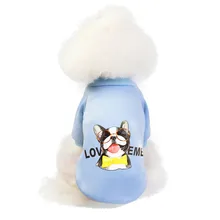 Одежда для собак, Зимняя Теплая Флисовая утепленная куртка, куртки, толстовки с капюшоном для щенков и кошек, с рисунком медведя, одежда для маленьких средних собак# G7