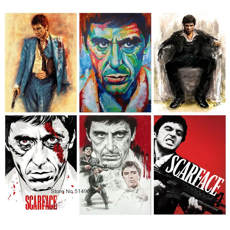 

5D DIY Diamond Painting "Al Pacino Classic Movie" Full Diamond Embroidery,Cross Stitch,Mosaic,Stickers,Home Decoration