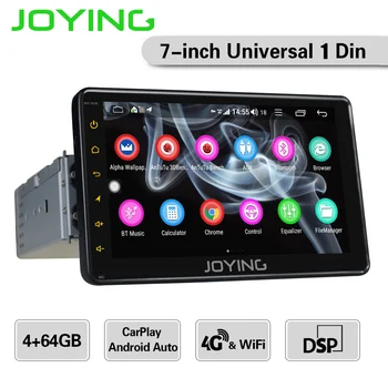 

1 Din Android Autoradio 7"Car Radio Stereo Receiver Recorder Universal Head Unit Multimedia DVD Player 4G Wifi Wireless Carplay