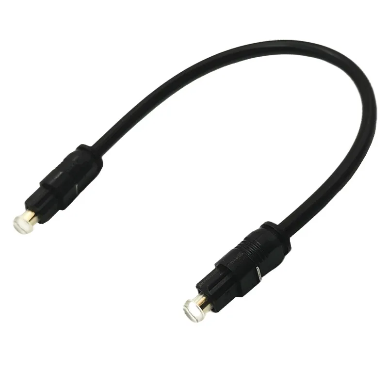 Cable de salida de audio digital súper corto, cable óptico toslink de audio od de 4,0mm con