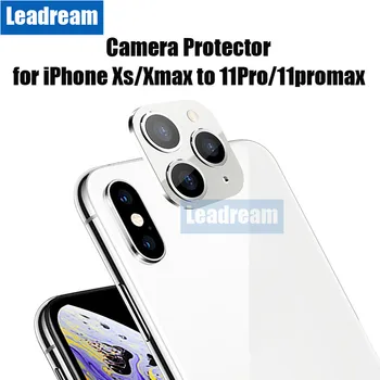 

300Pcs For iPhone X XR XS Max Camera Lens Protector seconds Change to For iPhone 11Pro Max Camera Protection Tempered Glass Lens