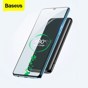 

Baseus 10000mAh Qi Wireless Charger Power Bank Quick Charge 3.0 PD Powerbank For iPhone Xiaomi 10000 Portable External Battery