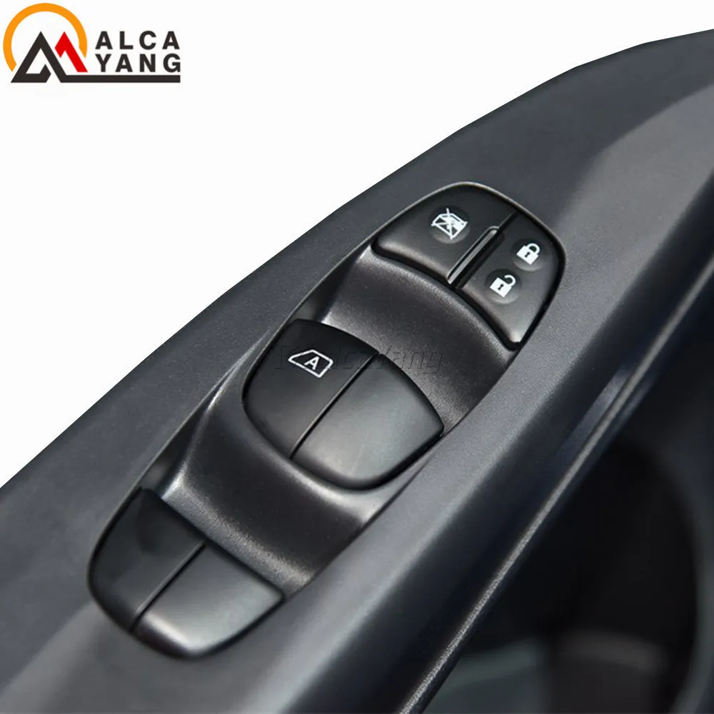 Driver Side Master Power Window Switch For Nissan Juke 2011-2017, Nissan Tiida/Sylphy 2012-2016, Nissan Altima/Sentra/Leaf/Rogue 2013-2018, Replaces OEM 25401-1KA0C