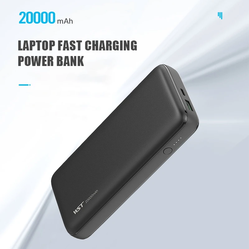 slim power bank 20000mAh PD 60W Fast Charging Power Bank Type C Two Way Quick Charge Portable Powerbank for Laptop Mobile Phone wireless power bank for iphone
